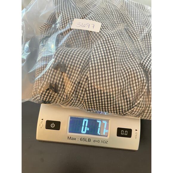 Vintage Womens Midi Dress Size 8 Black Gingham Prairie Cottagecore Academia FLAW - Picture 9 of 9